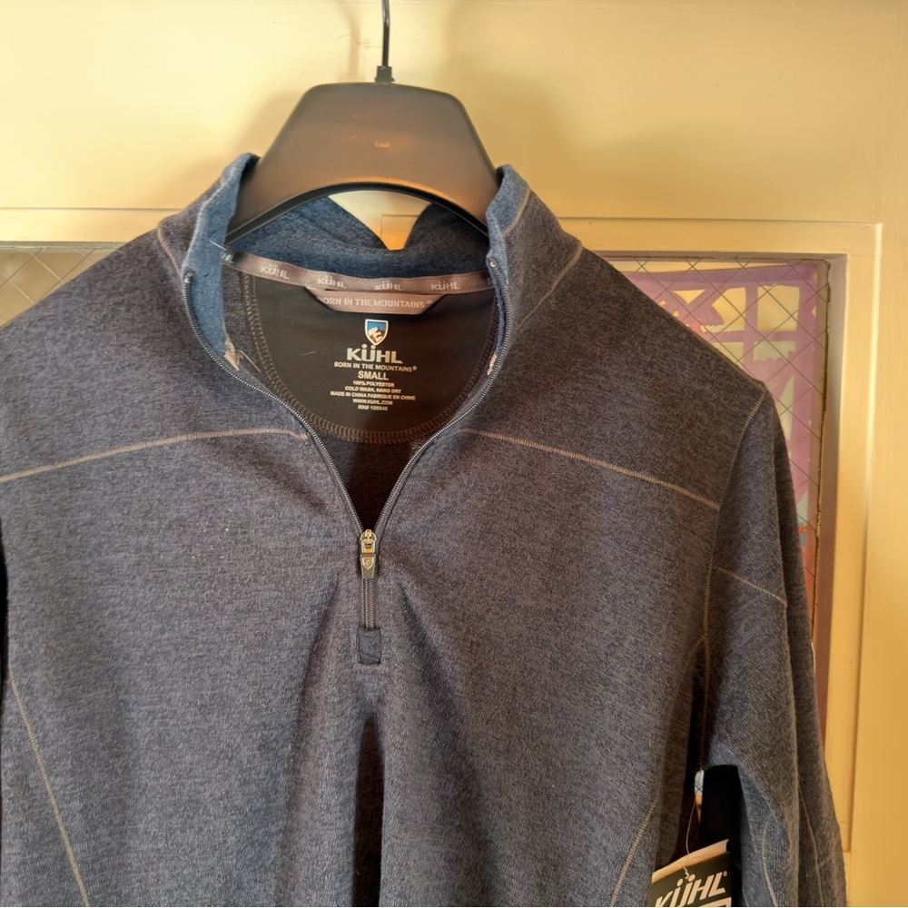 Kuhl Navy Long-Sleeve Quarter-Zip Top - Picture 3 of 10